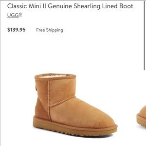 Mini Chestnut Ugg Boots